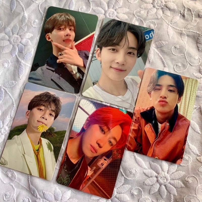 Official Seventeen svt photocard pc Jeonghan Mingyu The8 yzy yizhiyu pob s17 japan weverse kit ver