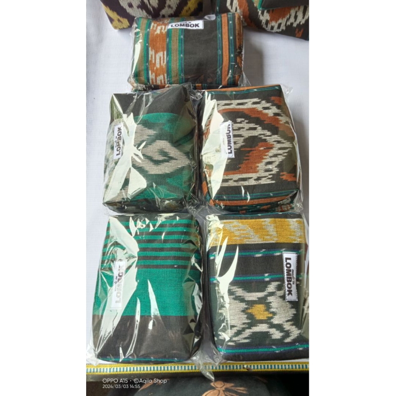 Tas Selempang Ikat Tenun Lombok