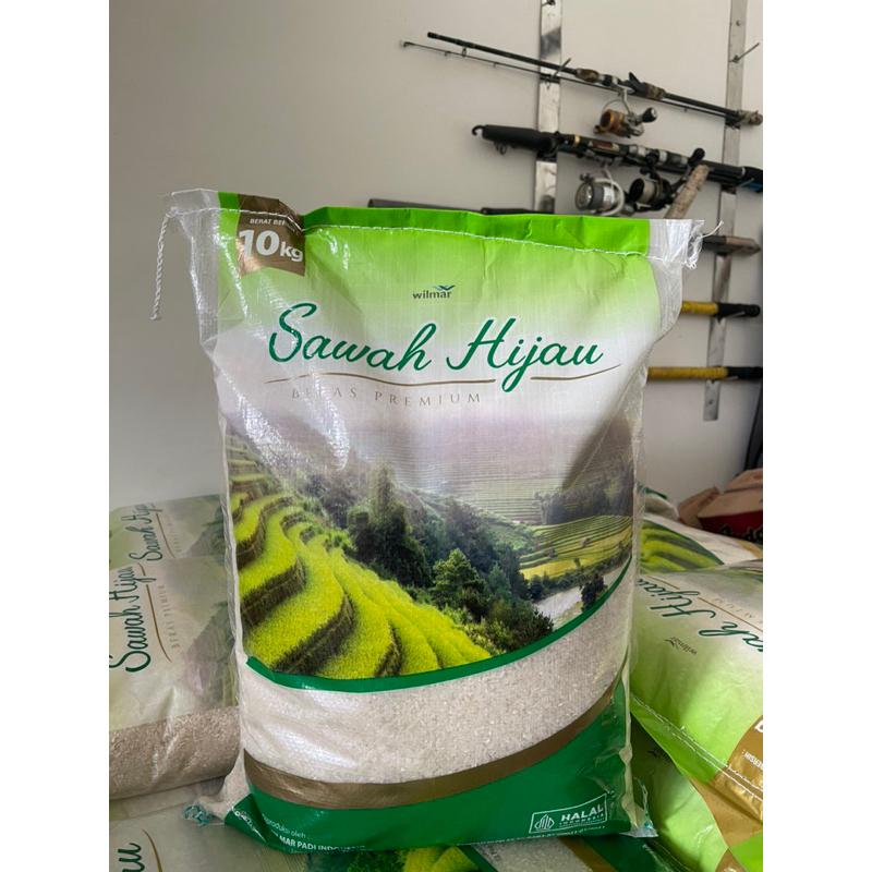 

beras sawah hijau 10 kg