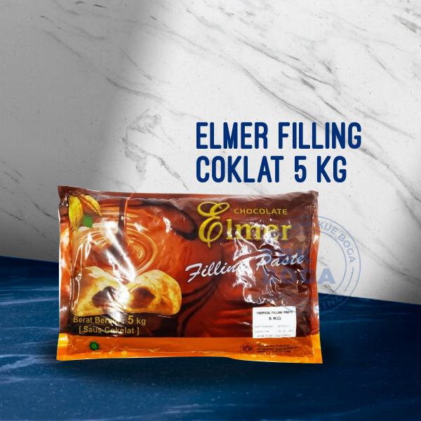 

Elmer Filling Dark ( 5 kg ) Coklat Selai Filing Cokelat Pasta Isian