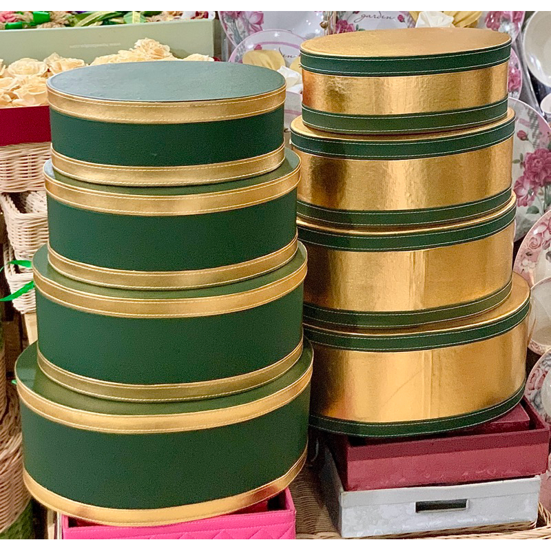 

HAMPERS Box Eid Mubarak Hampers Keranjang Lebaran Oval Color Vinyl