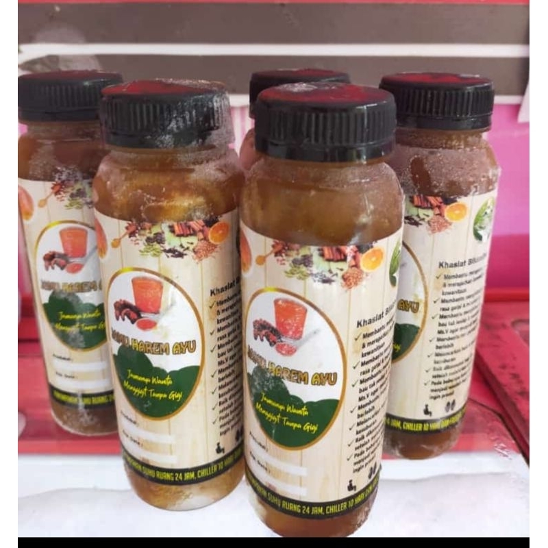 

3 botol minuman herbal