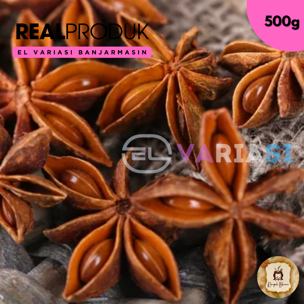 

500g || Bunga Sisir / kembang Lawang Pekak / BUNGA LAWANG /PEKAK / STAR ANISE By. EL Variasi