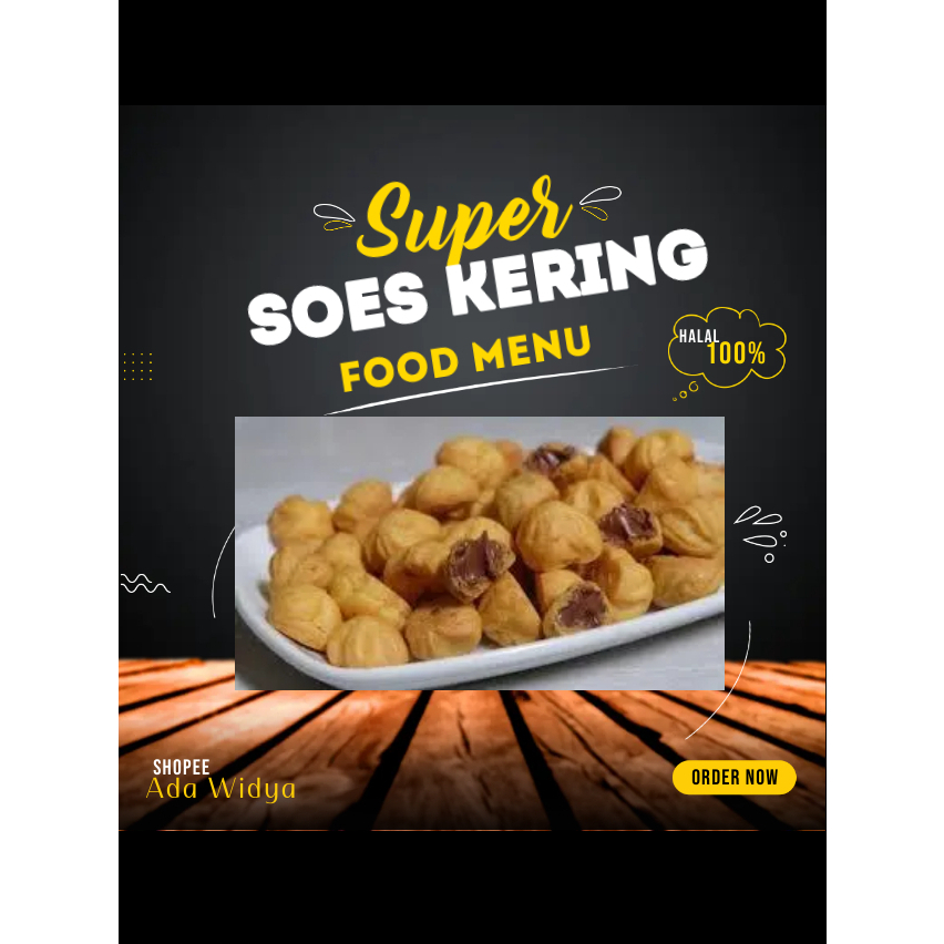 

Soes Kering Cokelat Enak 250 gram