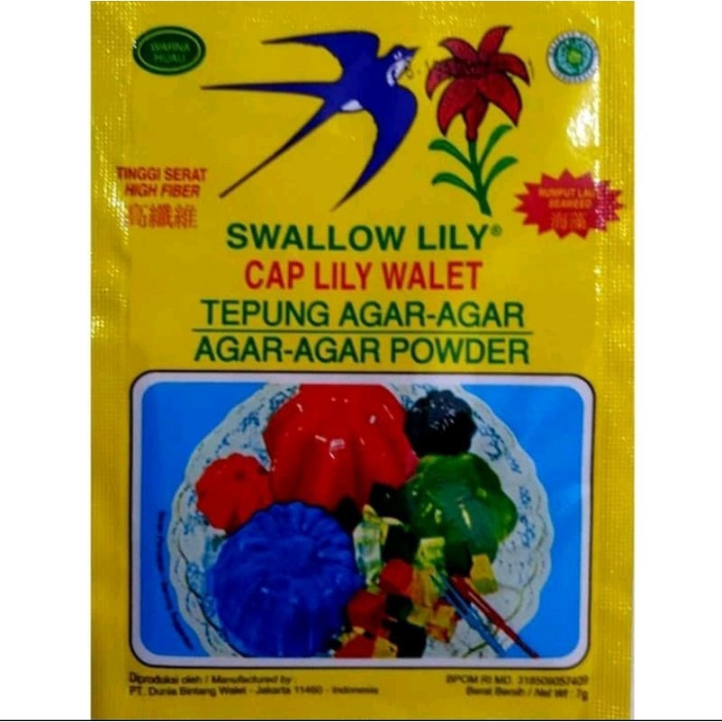 

Agar swallow lily hijau 7g