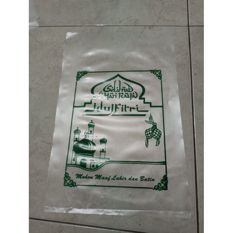 Plastik beras zakat fitrah