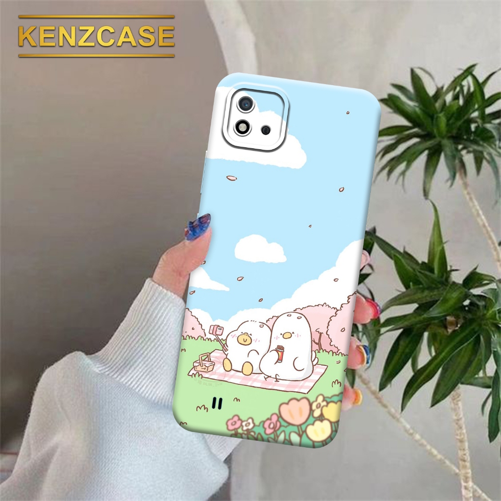 Soft case Hp REALME C11 2021/C20 - KENZCASE- Fashion Case Aesthetic - Silicon - Pelindung Belakang H