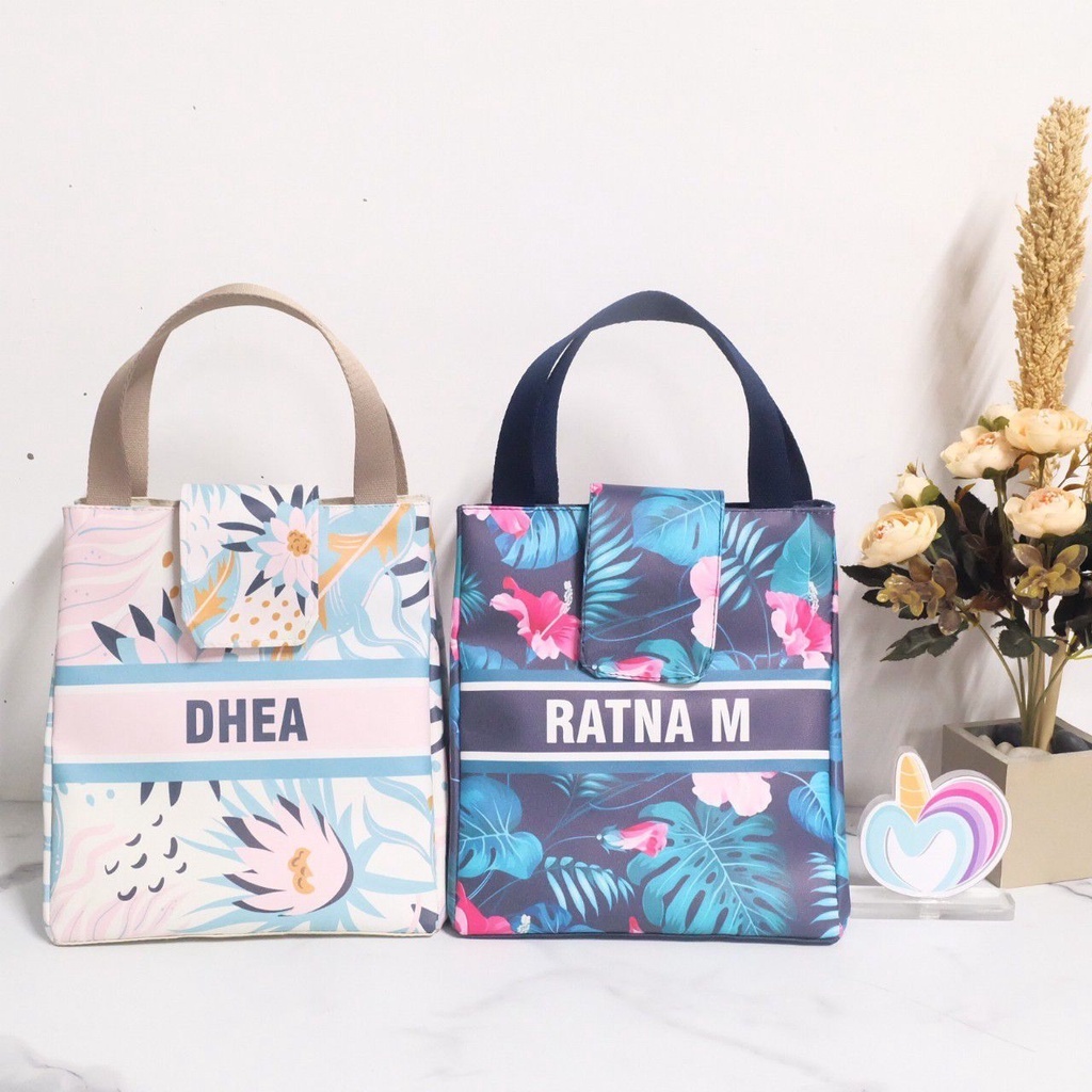 

FARAH LUNCH BAG / SOUVENIR ULTAH CUSTOM / TAS ULANG TAHUN CUSTOM NAMA / SOUVENIR CUSTOM NAMA/ FREE DESAIN/ TOTEBAG