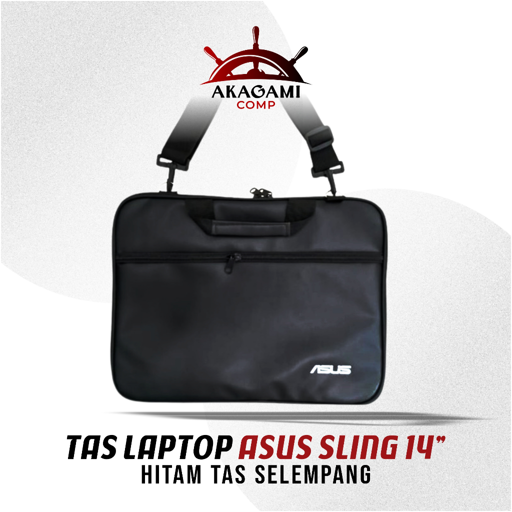 Tas Laptop ASUS 14" Hitam Tas Selempang Laptop 14 Inchi