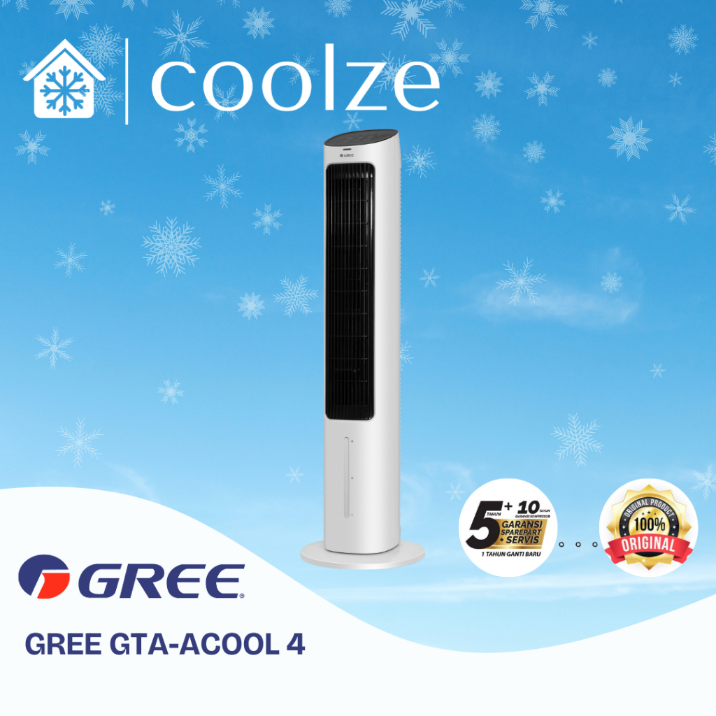 GREE Smart Tower Fan Air Cooler GTA-ACOOL4 Penyejuk Udara Portable