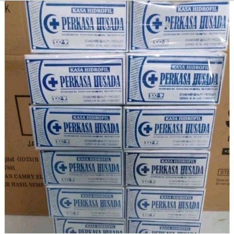 Kasa Hidrofil/ Kasa Steril Perkasa Husada 16x16 isi 10box Original