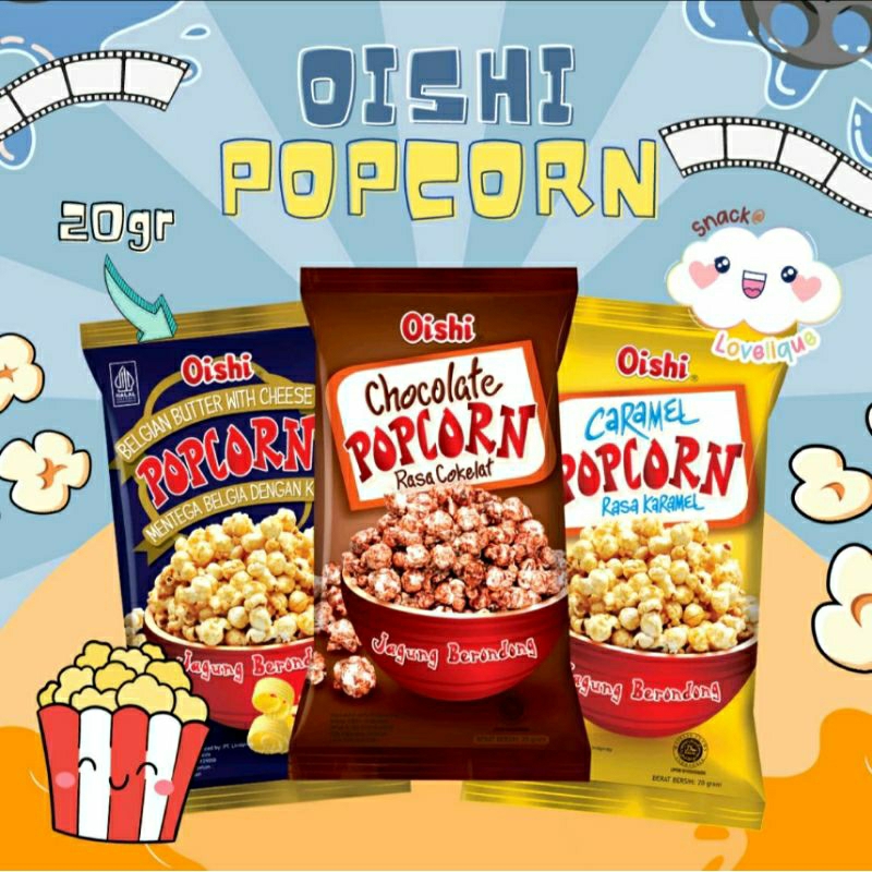 

Oishi Popcorn Jagung Berondong 20gram