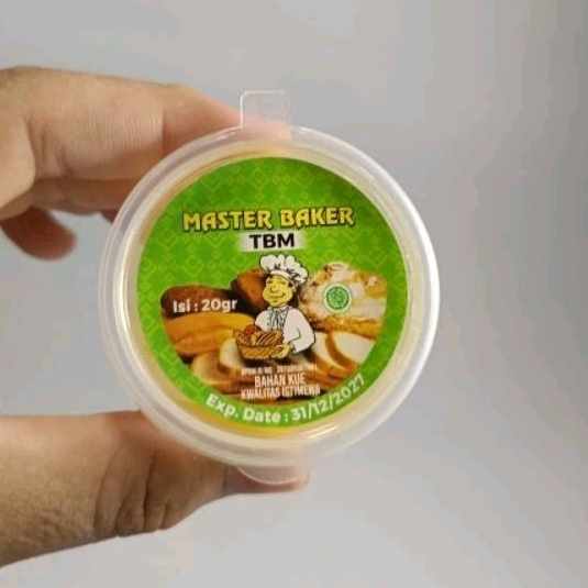 

pengelumsi Tbm 20gr Master Baker pelembut kue dan es krim pengembang bolu cake emulsifier