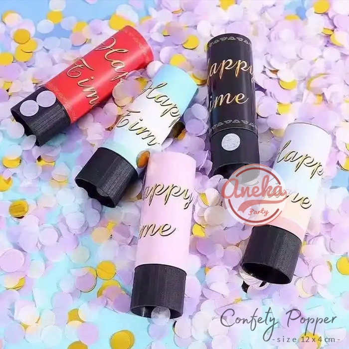 confetti Poper mini / party poper Tema Wedding Pesta Bride party hbd / poper mini