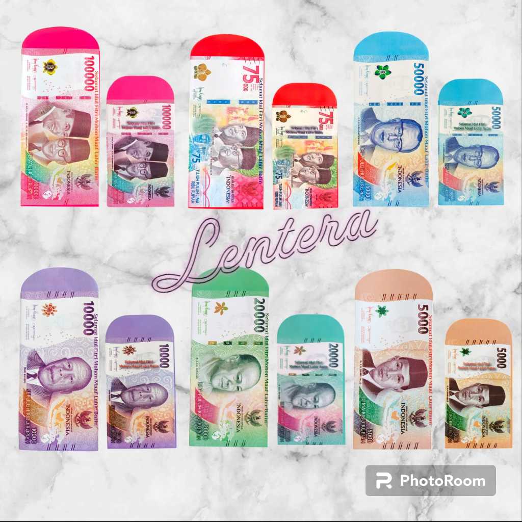 

Angpao / Amplop Lebaran Gambar Uang Mainan Isi 10 Pcs