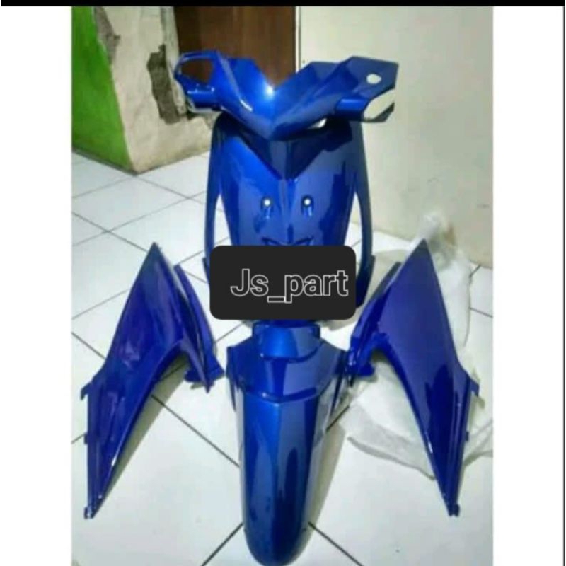 Full body halus motor honda beat karbu biru