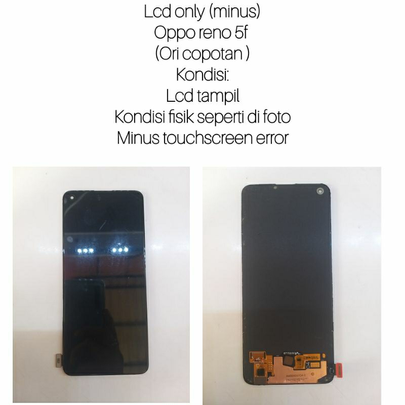 LCD ONLY (MINUS ) RENO 5F /REALME 8i (HARAP MEMBACA DESKRIPSI TERLEBIH DAHULU)