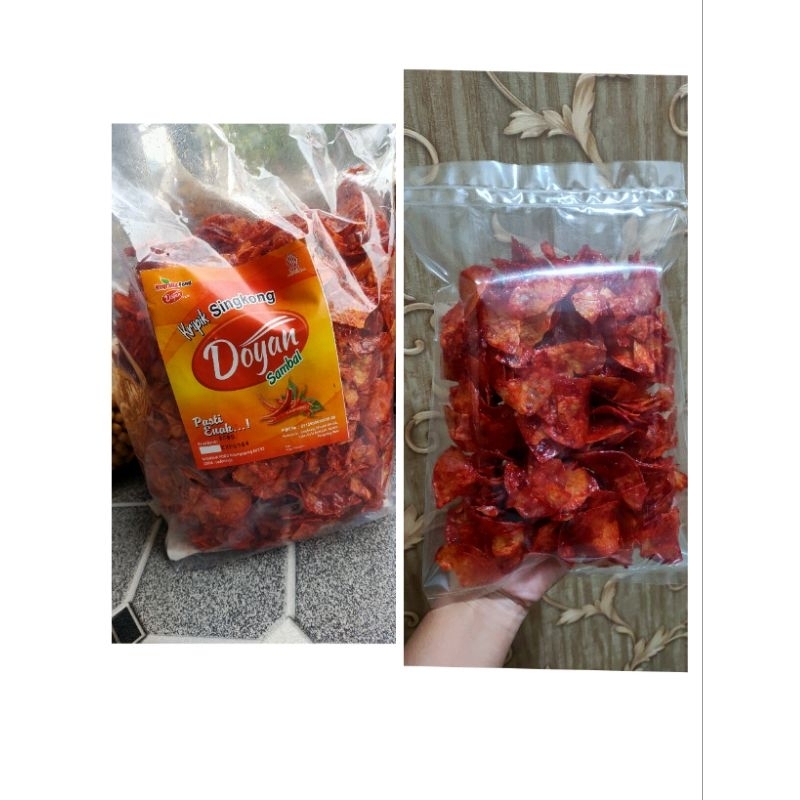 

Kripik singkong doyan sambel 250gram / singkong pedas