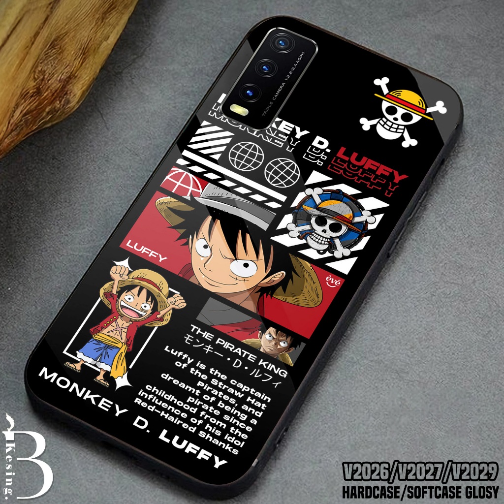 Case VIVO V2029 / V2026 / V2027 - Casing Hp VIVO V2029 / V2026 / V2027 Motif ONE PIECE - Silikon Hp 