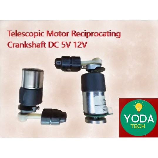 Dinamo Motor Telescopic Reciprocating Low Speed DC 12V (8408)