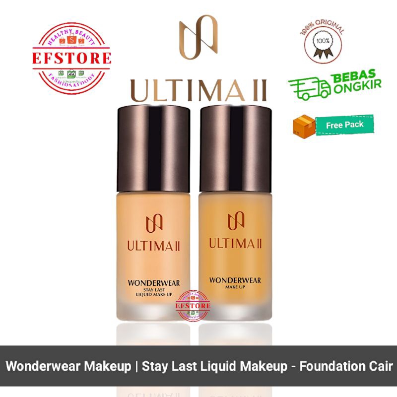 ULTIMA II Wonderwear Stay Last Liquid Foundation Makeup | Long Lasting Makeup Foundation 35ml - Foun