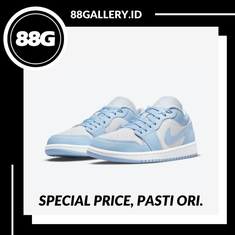 Air Jordan 1 Low Alumunium University Blue