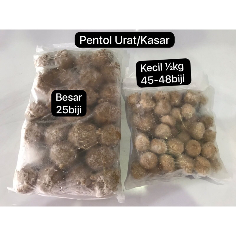 

Pentol Bakso Urat Kasar Frozen