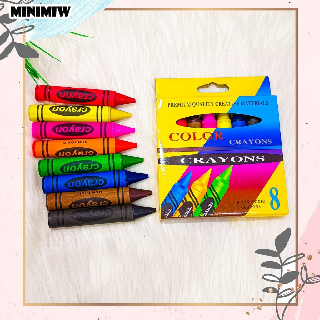 

KRAYON ISI 8 PCS WARNA-WARNI MURAH KR-1133 CRAYON LUKIS MEWARNAI GAMBAR ALAT TULIS KANTOR SEKOLAH MURAH TERMURAH STATIONERY COD