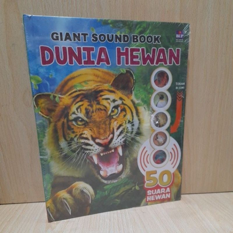 buku anak Giant sound book Dunia Hewan.50 suara Hewan.