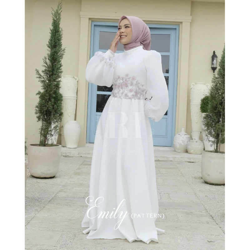 PRELOVED ✅ Emily Pattern by RH "Rizka Haristi" size XL (detail size ada di foto)