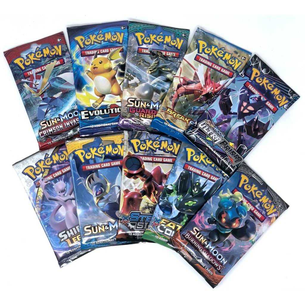 Kartu Pokemon Booster Pack Sun and Moon Sword and Shield