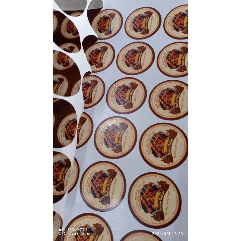 

STIKER LABEL KEMASAN / STIKER PRODUK / STIKER LABEL MAKANAN