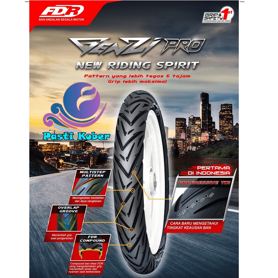 Ban FDR 100/80-14 Genzi Pro Tubeless