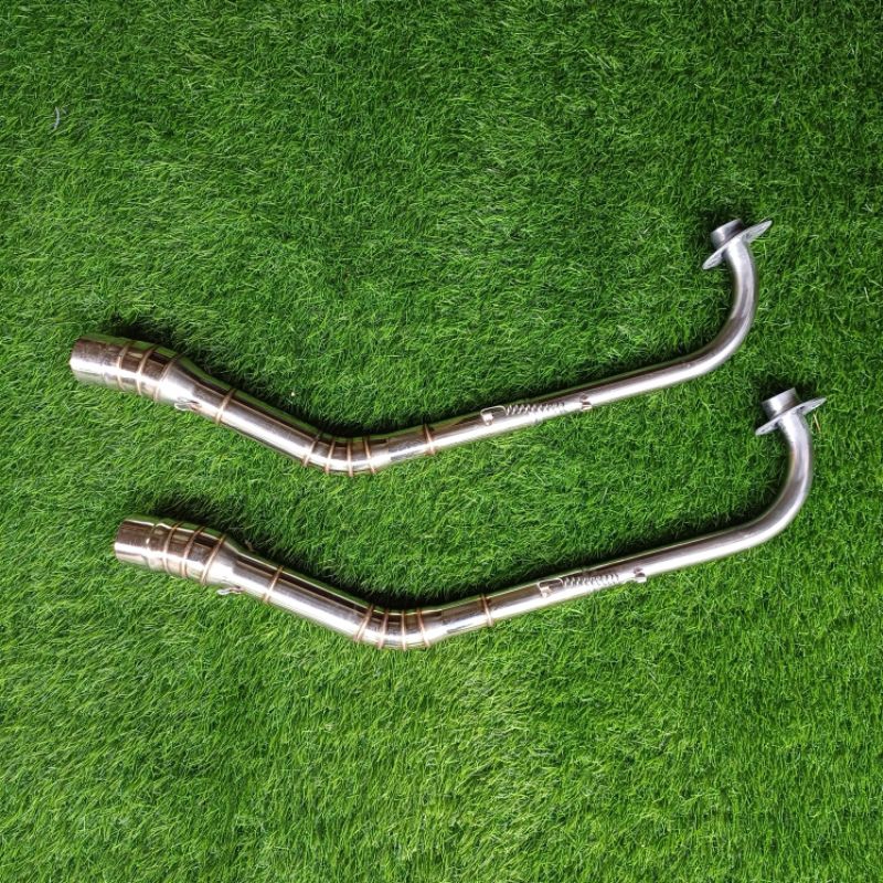 leheran knalpot vega r vega zr vega r old model kolong samping inlet 50mm pnp segala jenis vega