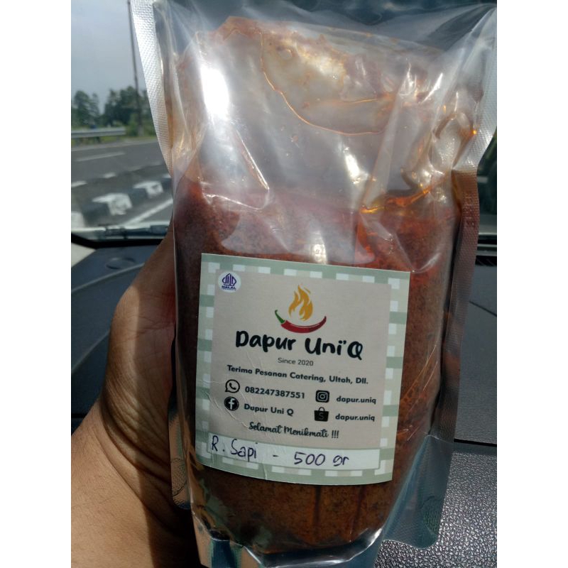 

Dapur uni'Q - Rendang Sapi 250 gram
