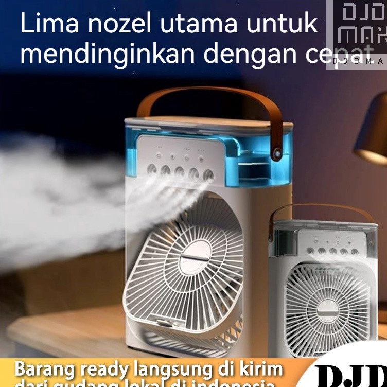NR DJDMax Kipas AC Portable Air Cooler  AC Mini  Mini AC Cooler Portable  Kipas Angin Portable Dingi