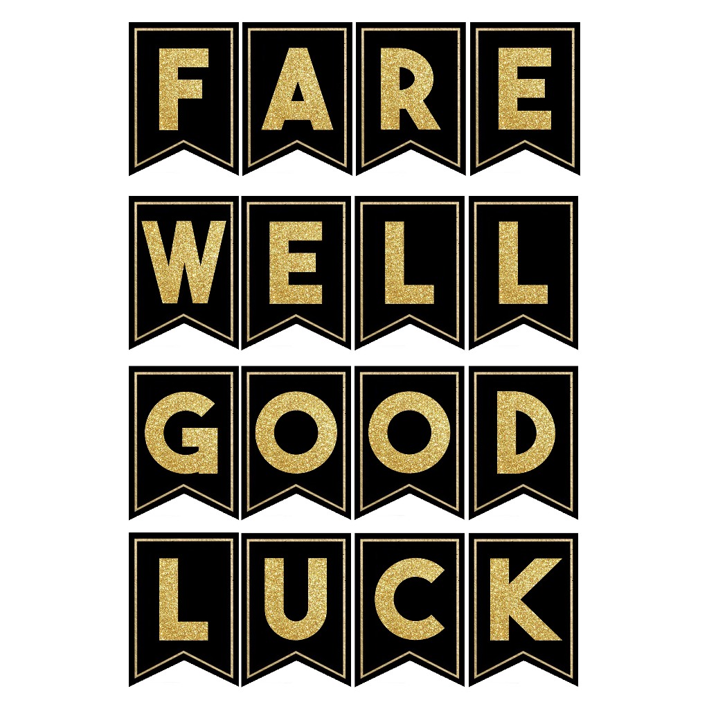 Banner Farewell Goodluck / Banner Perpisahan