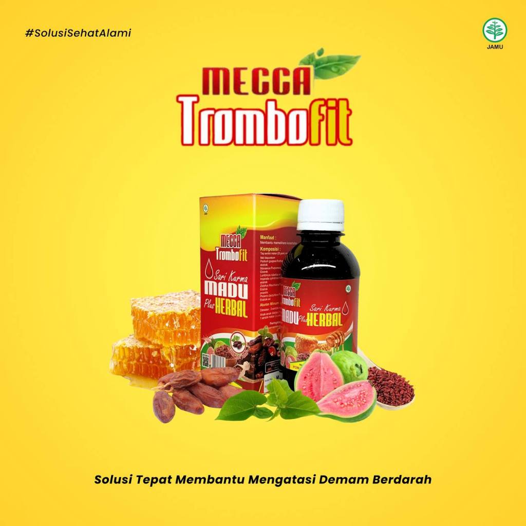 

Mecca Trombofit Sari Kurma Madu Angkak Plus