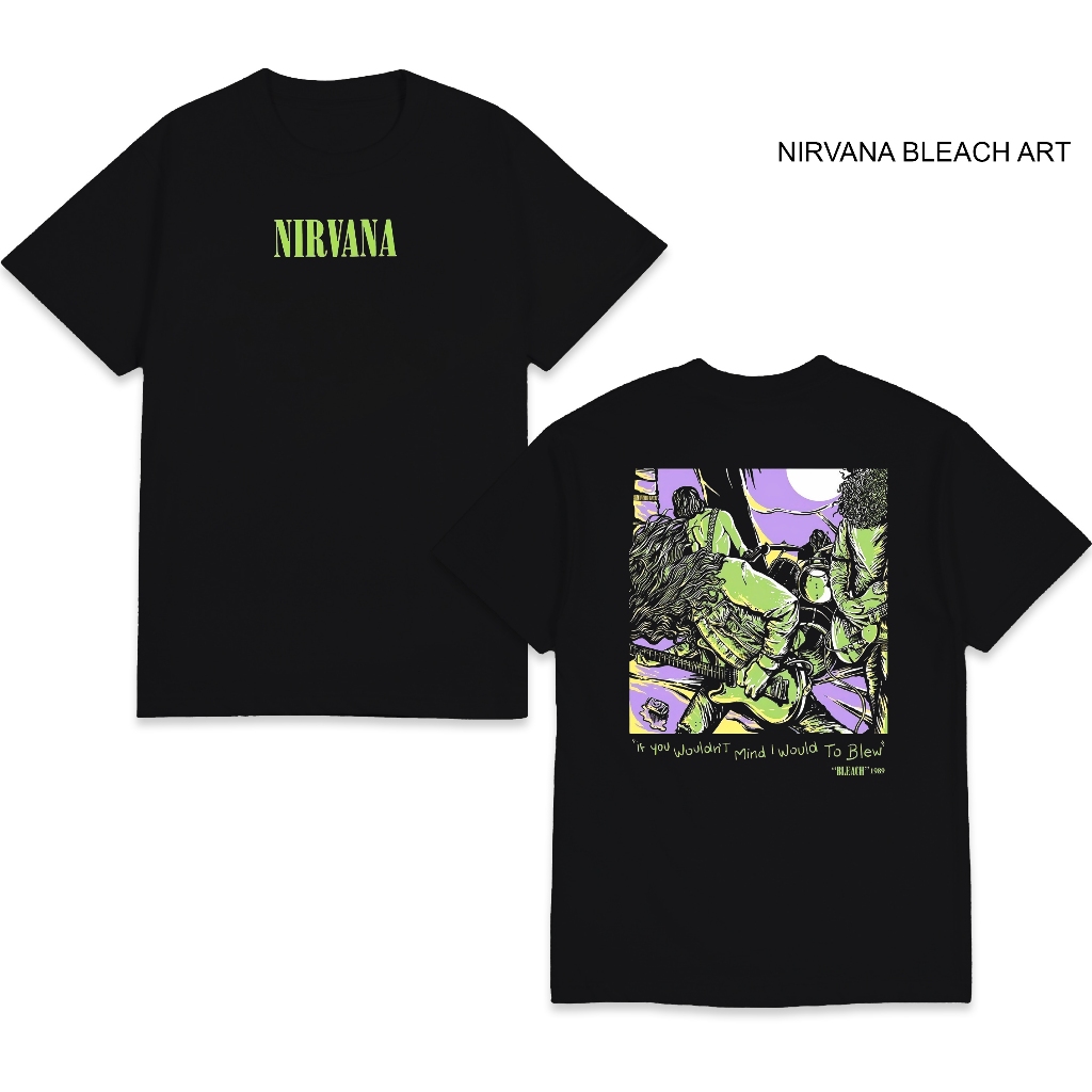 RAGNAR_FASHION T SHIRT - NIRVANA BLEACH ART