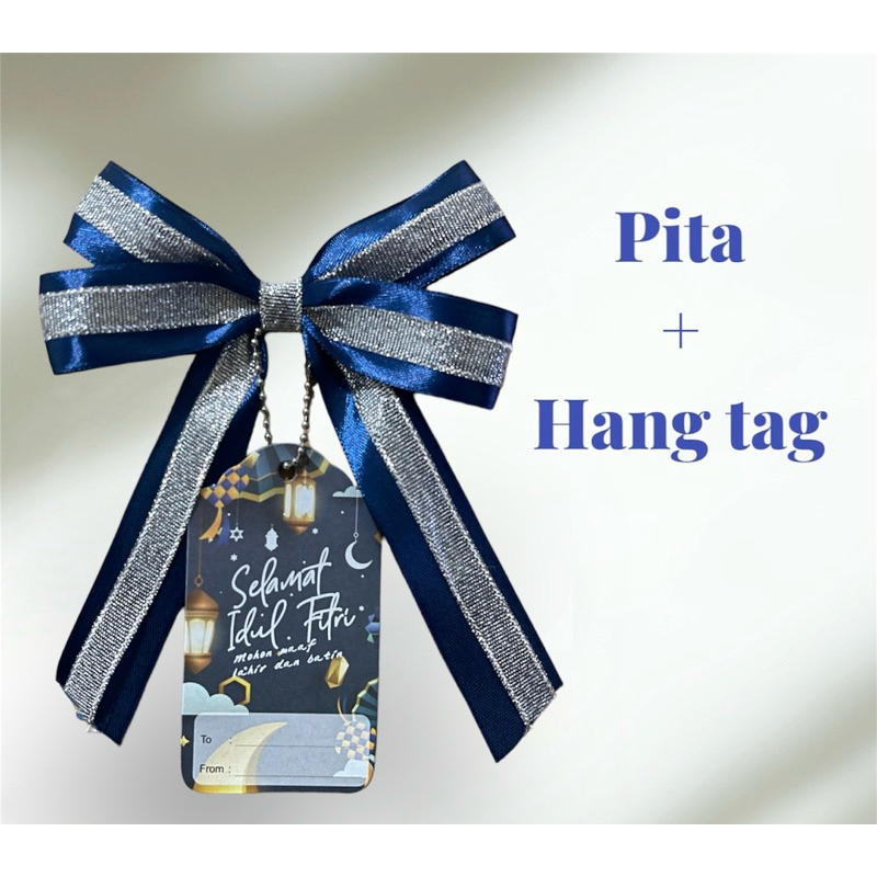 

Pita hampers 1 pcs + hang tag || pita parcel lebaran idul Fitri || READY STOCK SIAP KIRIM || Pita jadi || Pita instan 1 pcs
