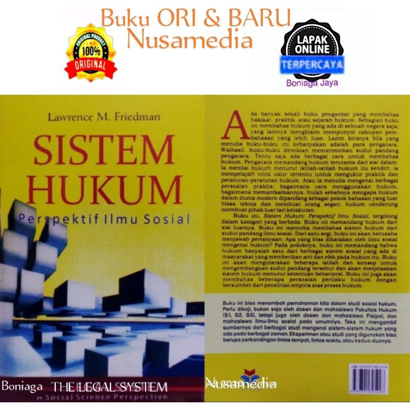 SISTEM HUKUM Perspektif Ilmu Sosial - Lawrence M. Friedman