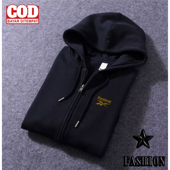 Jaket Jumper Rebook Gold / Hoodie Distro / Sweater Shirt Distro / Jaket Premium / Bonus / Diskon