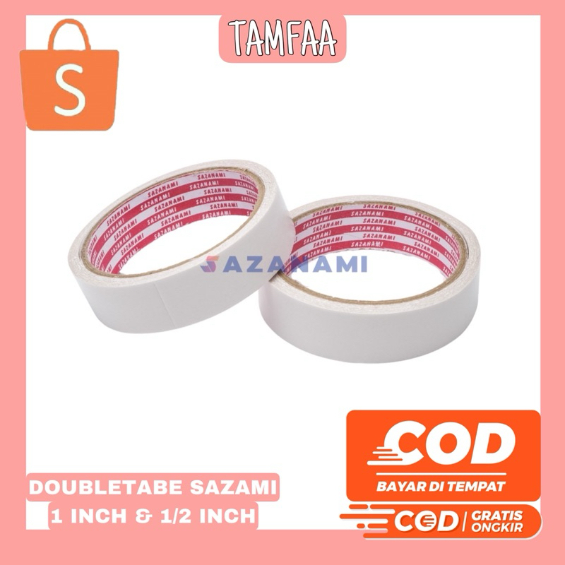 

MURAH! Double tabe 1inc dan 1/inch perekat semua
