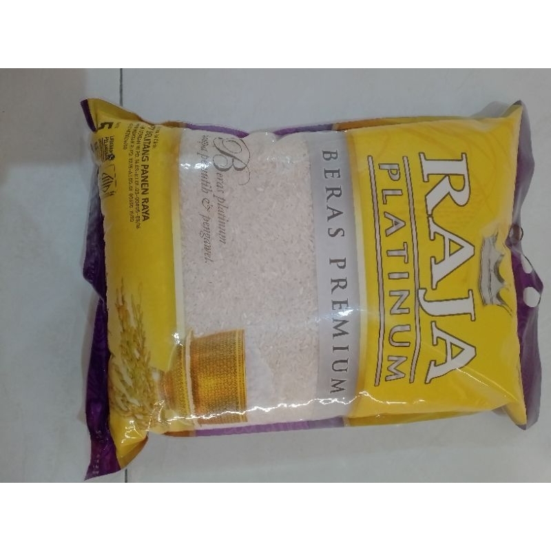 

Beras Premium 5kg Raja Platinum Original