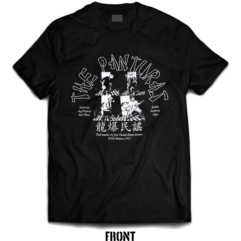 T-shirt Merchandise The Panturas 'Balada Comic'