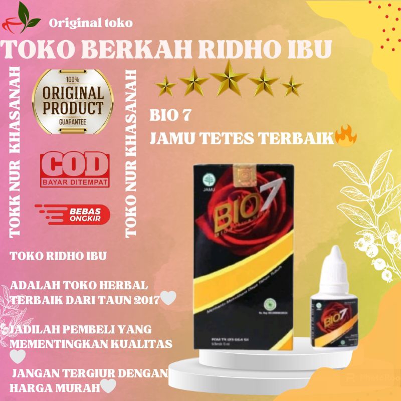 BIO7 BIO SEVEN BIO 7, JAMU TETES HERBAL ORIGINAL 15ML