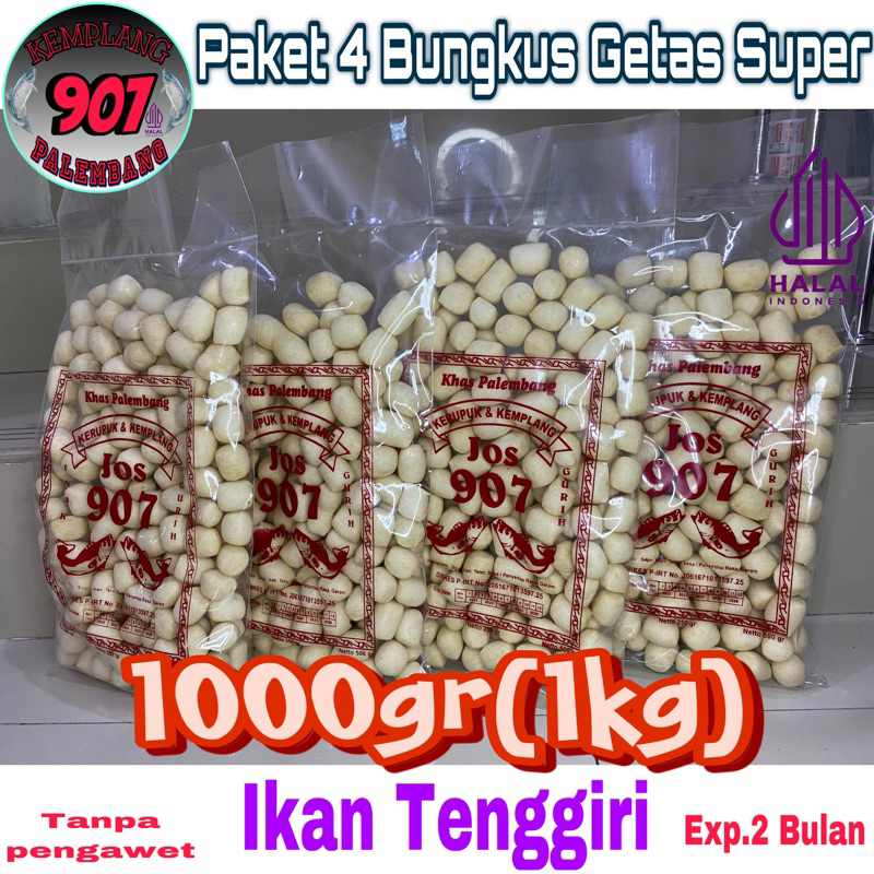 

PAKET 4 bungkus GETAS BULAT SUPER IKAN TENGGIRI