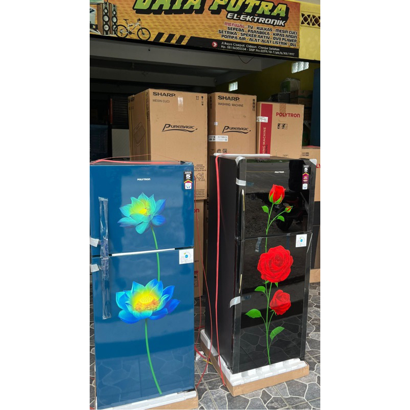 KULKAS POLYTRON 2 PINTU PRB219,PRM21