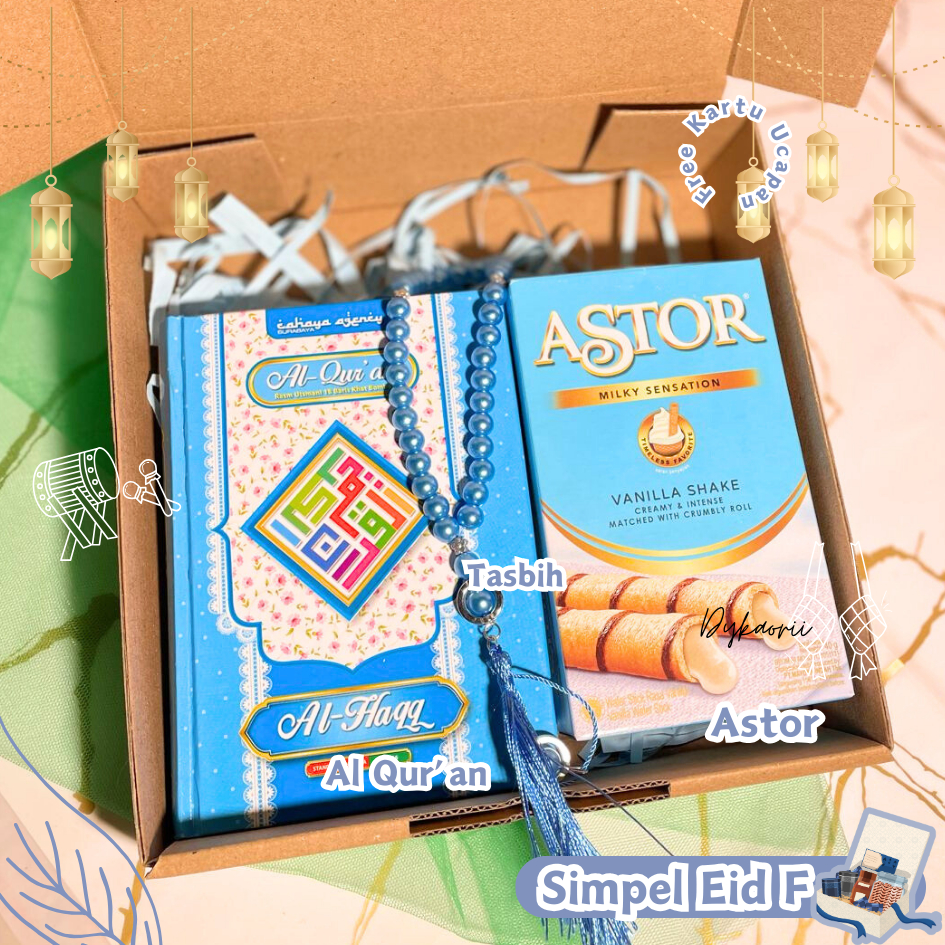 

(READY) Hampers lebaran idul fitri special kue parsel kado bingkisan hamper parcel giftbox gift Qur'an Sajadah hijab Solo Eid Edition Ramadhan