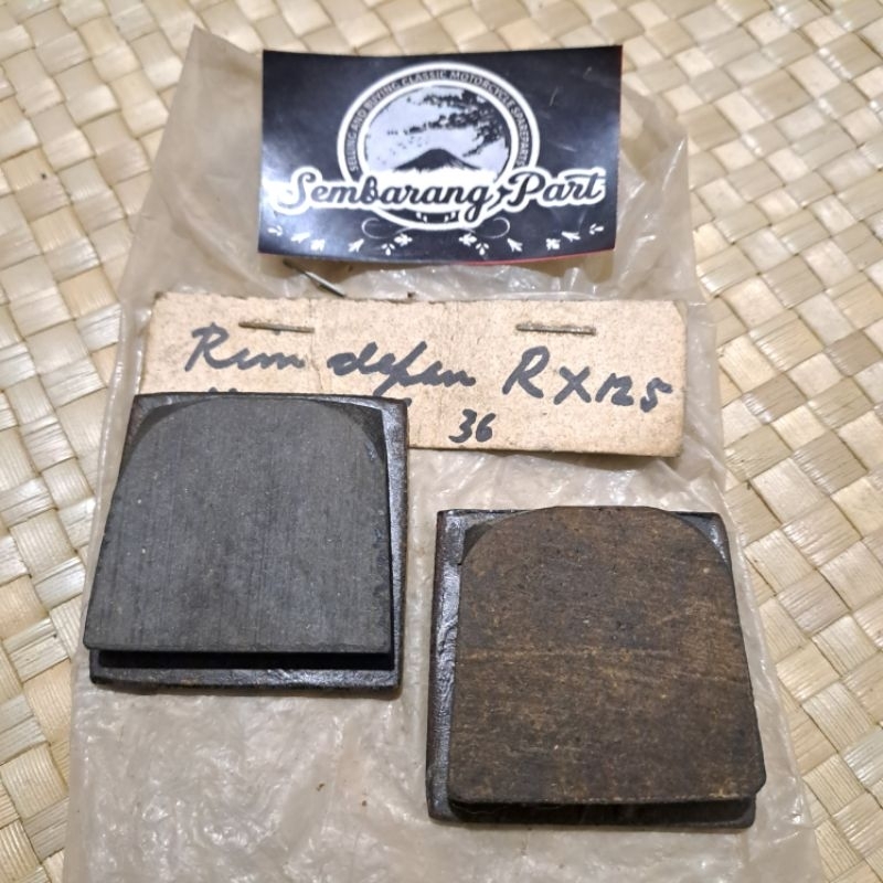 KAMPAS REM DISC PAD YAMAHA RX125 RX 125 GAJAH ENGKEL ORI ORIGINAL